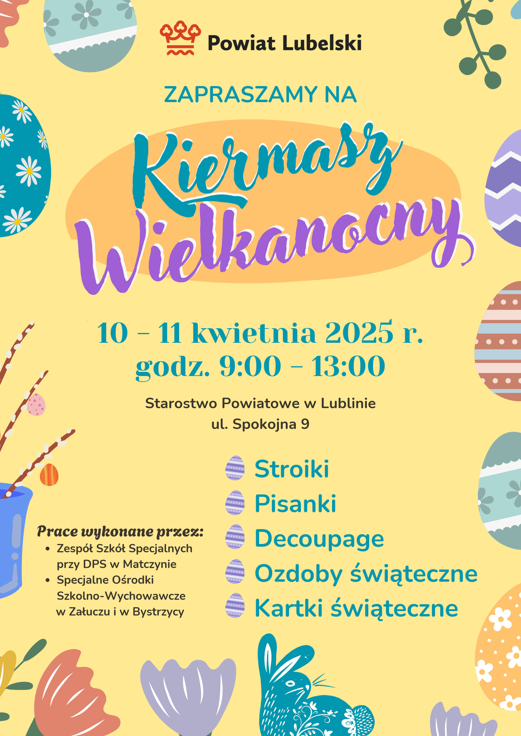 Zdjęcie artykułu Zapraszamy na Kiermasz Wielkanocny