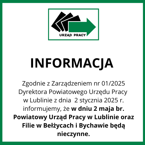 Zdjęcie artykułu INFORMACJA