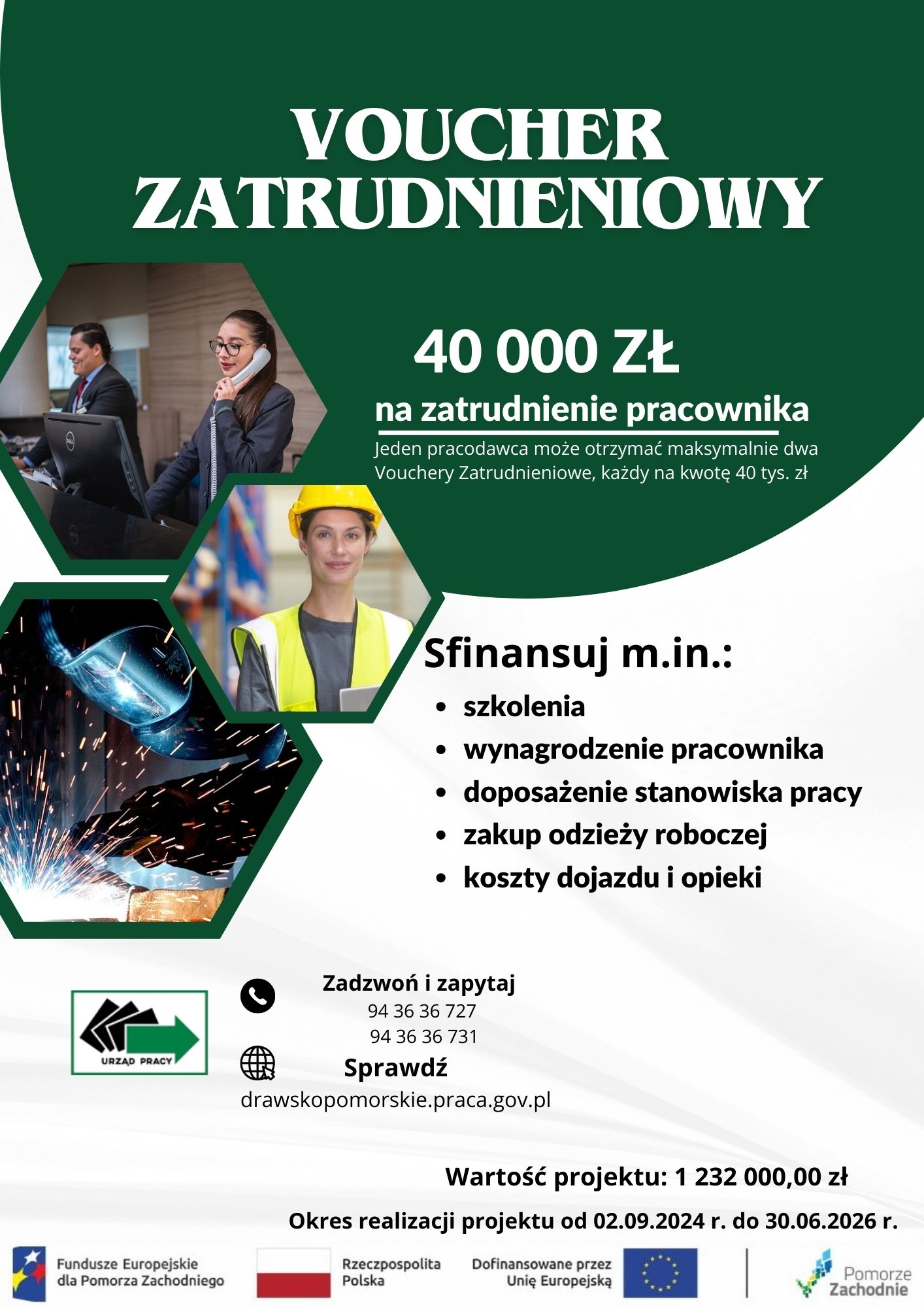 Ulotka Voucher zatrudnieniowy