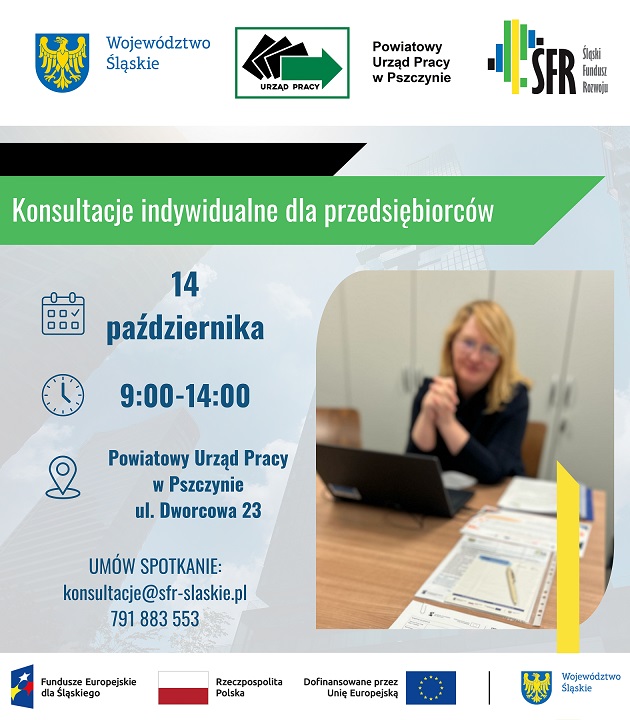 Zdjęcie artykułu Konsultacje dla przedsiębiorców z Śląskim Funduszem Rozwoju - 14 października