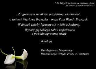 Zdjęcie artykułu Kondolencje