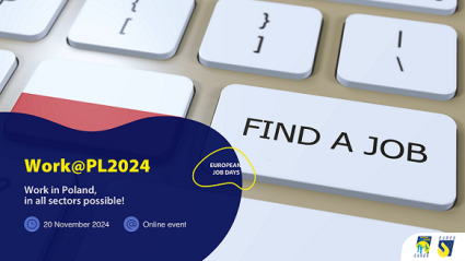 Zdjęcie artykułu Pracodawco weź udział w wirtualnych targach pracy w ramach Europejskich Dni Pracy (EDP) pod nazwą Work@PL2024